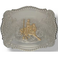 Round Corner Special Digitized Belt Buckle